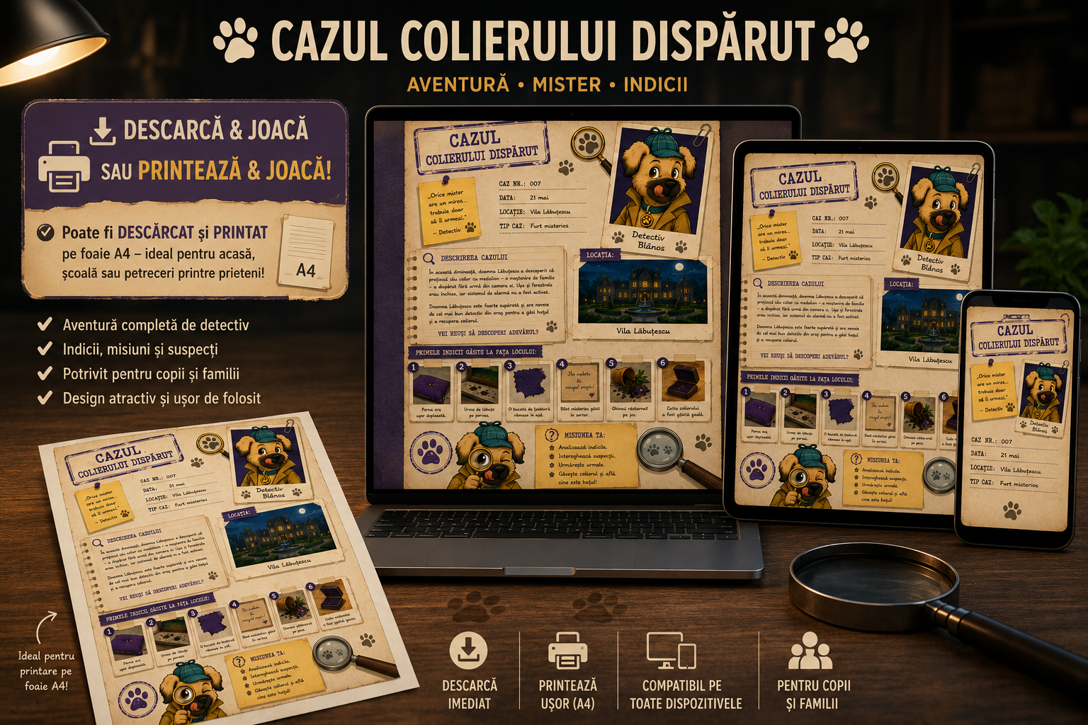 Detectivul Blănos - Cazul Colierului Dispărut