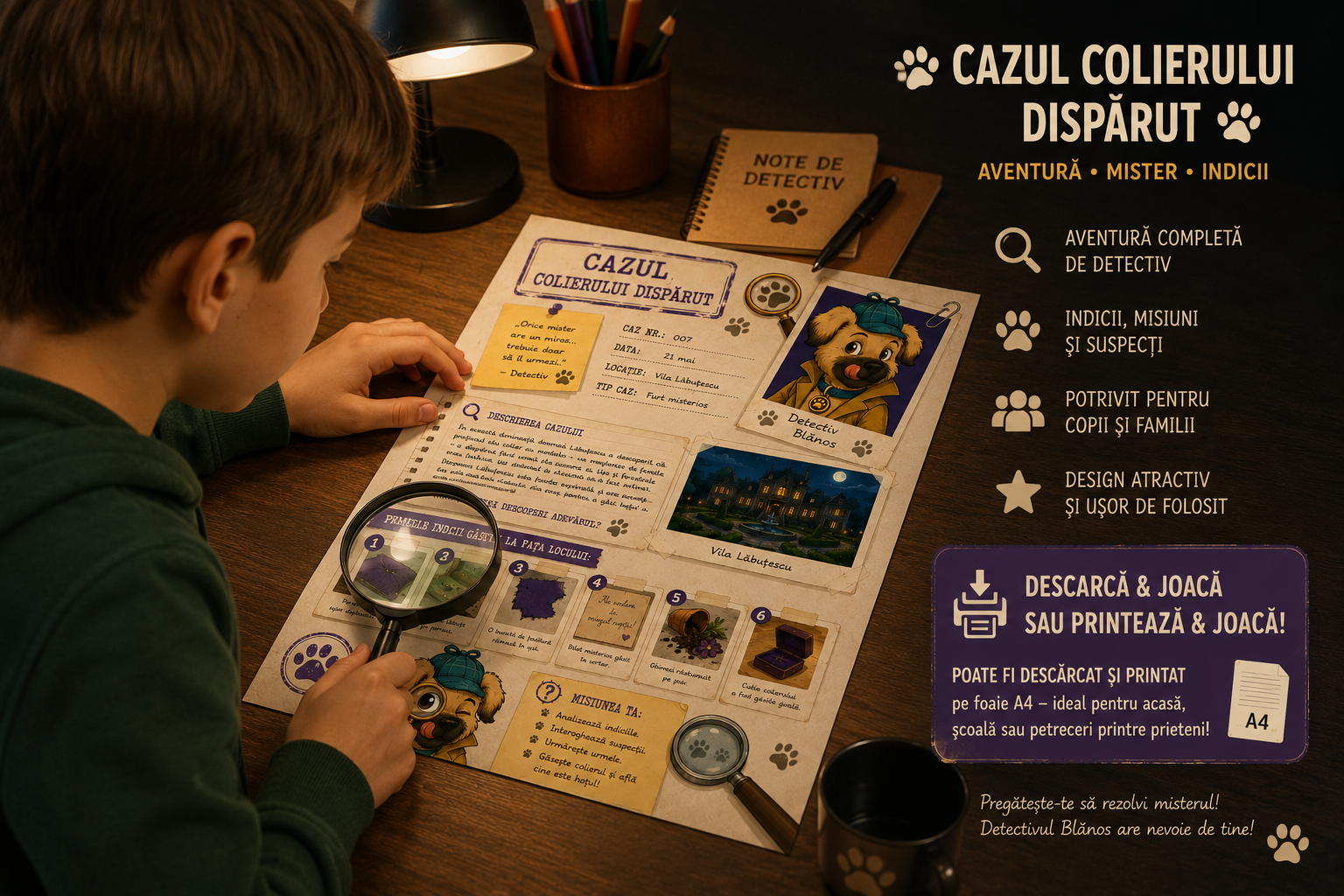 Detectivul Blănos - Cazul Colierului Dispărut